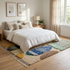 Beni Ourain Rug – Multicolor Geometric Wool Handmade Area Rug