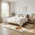 Beni Ourain Rug – Ivory High-Pile Geometric Wool Rug