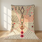 Vibrant Moroccan Rug - Handmade Neon Tribal Rug