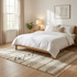 Moroccan Berber Rug – Ivory Flatweave Diamond Wool Area Rug