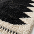 Beni Ourain Rug – Gray & Cream Plush Geometric Wool Rug