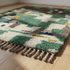 Colorful Beni Ourain Rug - Artistic Handmade Wool Area Rug