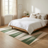 Authentic Moroccan Kilim Rug – Handwoven Flat Weave Natural Wool Rug with Modern Geometric Pattern