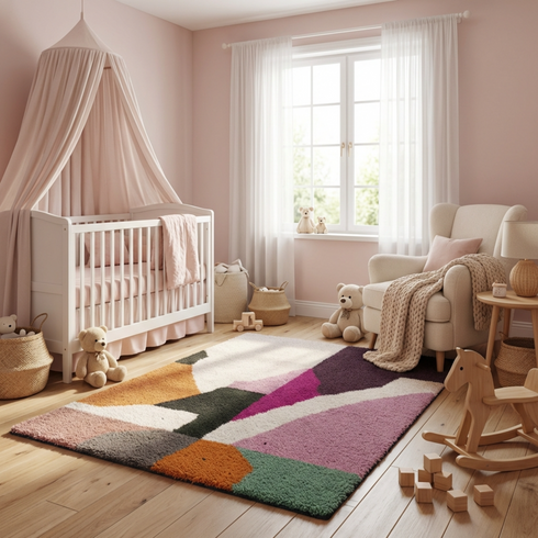 Custom Colorful Moroccan Rug - Handmad Berber Carpet