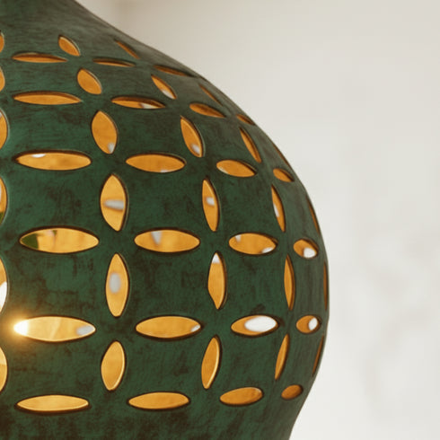 Boho Hanging Lamp - Handmade Moroccan Pendant Light (pl-2005)