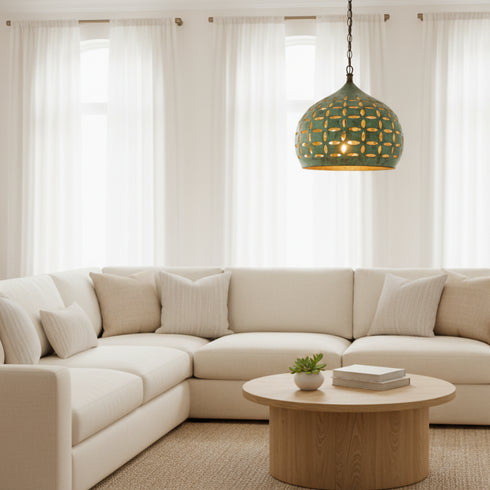 Boho Hanging Lamp - Handmade Moroccan Pendant Light (pl-2005)