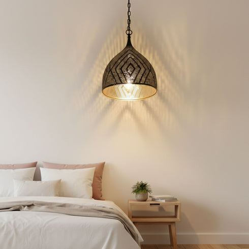 Moroccan Brass Hanging Lamp – Moroccan Light Fixtures (PL 1090)