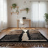 Bold Black Moroccan Rug – Handmade Dark Berber Carpet