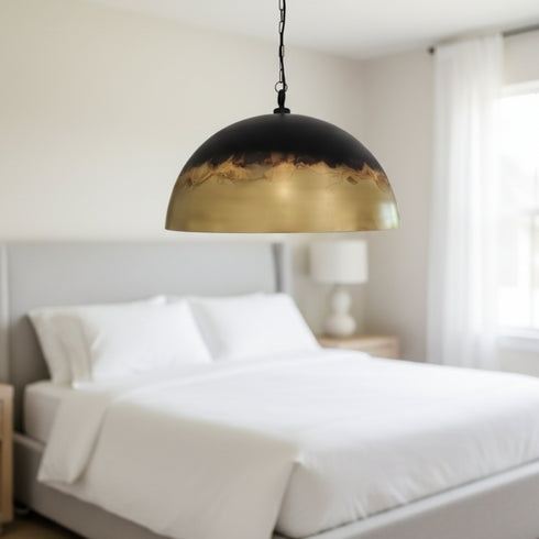 Brass Pendant Lamp - Bohemian Dome Chandelier (pl-2007)