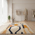 White and Orange Moroccan rug – Luxury Authentic Moroccan rug