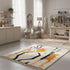 White and Orange Moroccan rug – Luxury Authentic Moroccan rug