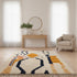 White and Orange Moroccan rug – Luxury Authentic Moroccan rug