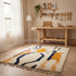 White and Orange Moroccan rug – Luxury Authentic Moroccan rug