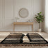 Bold Black Moroccan Rug – Handmade Dark Berber Carpet
