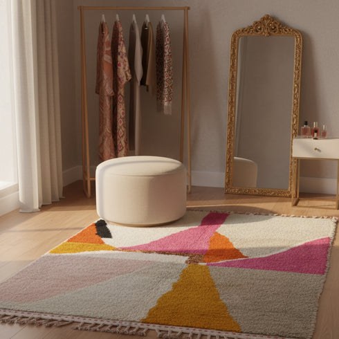 Custom Moroccan Berber Rug – Handmade Beni Ourain Sheep's Wool