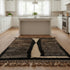 Bold Black Moroccan Rug – Handmade Dark Berber Carpet