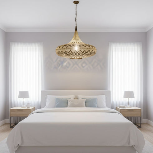 Moroccan Brass Pendant Lamp – Brass pendant lights (PL 1088)