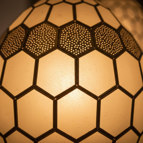 Handmade Moroccan Brass Lamp - Marrakech Style Ceiling Light (pl-2009)