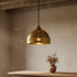 Handmade Brass Dome Pendant Lamp - Kitchen Island Lighting (pl-2011)