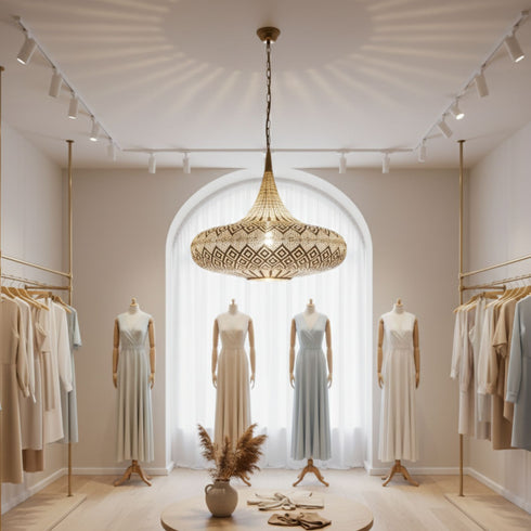 Moroccan Brass Pendant Lamp – Brass pendant lights (PL 1088)