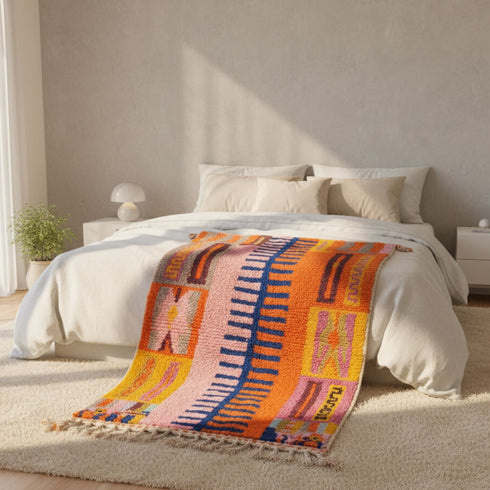Colorful Moroccan Rug – Custom Fabulous Boujad Rug
