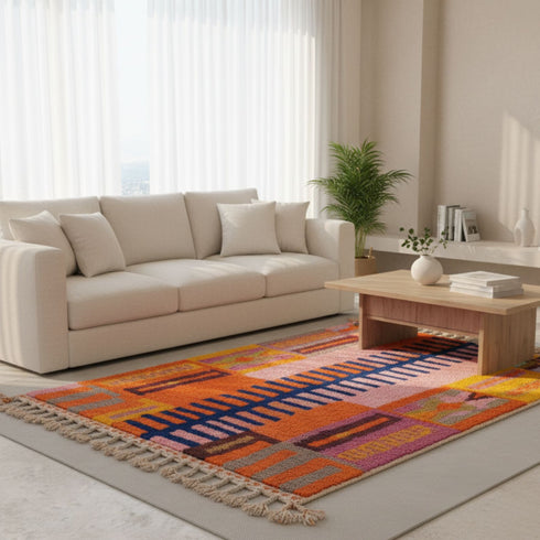 Colorful Moroccan Rug – Custom Fabulous Boujad Rug