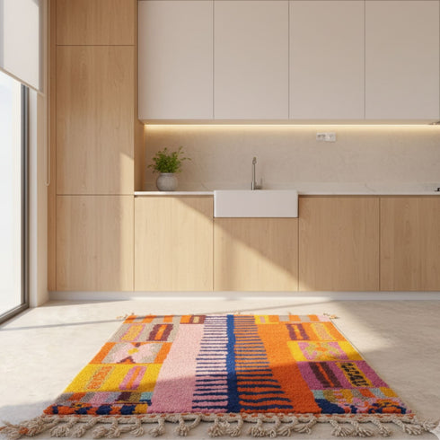 Colorful Moroccan Rug – Custom Fabulous Boujad Rug