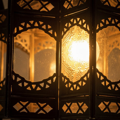 Moroccan Brass Pendant Light - Handmade Hanging Lantern (pl-2019)