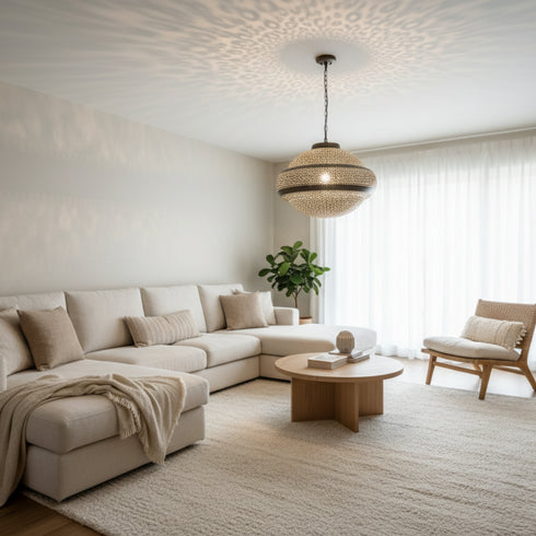 Stunning Moroccan Brass Pendant Light - Handmade Ceiling Fixture (pl-1098)