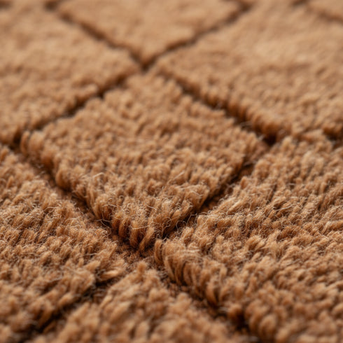 Brown Moroccan Wool Rug – Brown Berber Carpet