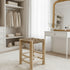 Handmade Moroccan Decor - Wooden and Sea Grass Stool