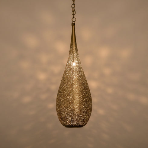 Handcrafted Moroccan Style Brass Pendant Light - Home Decor (pl-2015)