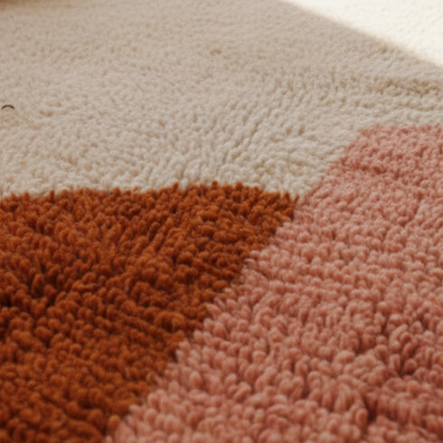 Botanical Abstract Moroccan Rug – Custom Berber Art