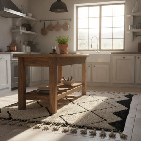 Black Moroccan Boujaad Rug – Custom Moroccan Rug