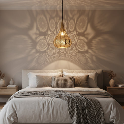 Moroccan Flame Pendant - Hanging Lamp For Living Room (pl-2008)