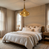 Handmade Moroccan Ceiling Light – Brass Dome Openwork