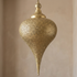 Teardrop Pendant Moroccan Brass Lamp - Living Room Statement Lamp