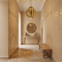 Moroccan Lantern – Perforated Brass Shadow-Casting Lamp