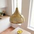 Solid Brass Perforated Finish - Boho Kitchen Island Lighting