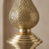 Brass Pendant Light – Moroccan Filigree Openwork Entryway