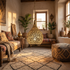 Authentic Moroccan Teardrop Pendant Lamp – Hand-Hammered Brass Hanging Light with Shadow Casting Mood Lighting Design