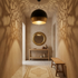 Moroccan Pendant Light – Dome Openwork Brass Lamp Kitchen