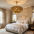 Brass Chandelier – Moroccan Star Scalloped