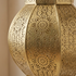 Moroccan Ceiling Light – Brass Geometric