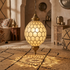 Moroccan Ceiling Light – Geometric Brass Shadow-Casting Lamp