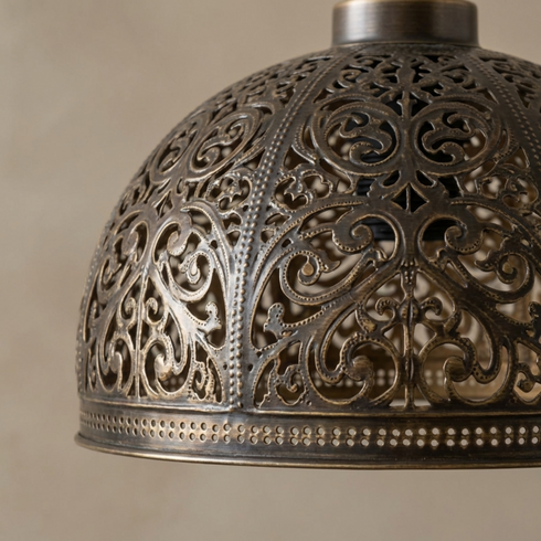 Moroccan Brass Ceiling Light - Moroccan handmade design (pl-2022)