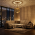 Moroccan Lantern – Perforated Brass Shadow-Casting Lamp