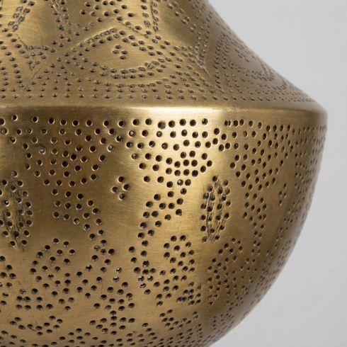 Moroccan Chandelier – Filigree Openwork Brass Lamp