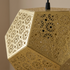 Brass Ceiling Light – Moroccan Filigree Openwork