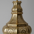 Handmade Moroccan Lamp - Gold Brass Pendant - Living Room Statement Lamp
